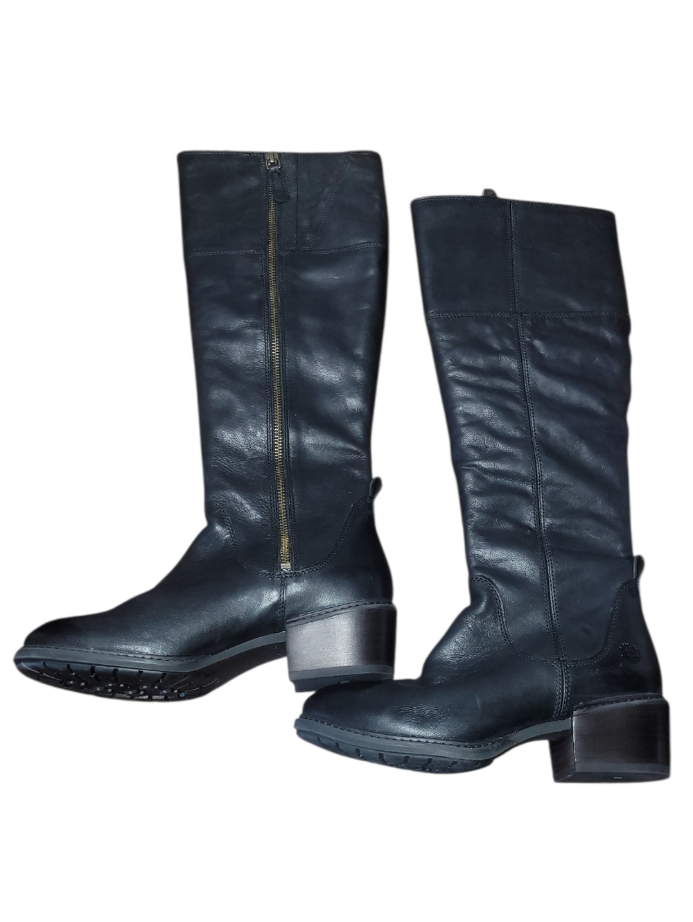 TIMBERLAND 
Women's Sutherlin Bay Slouch Tall Boots - Jet Black